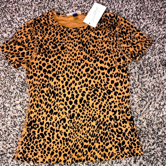 Universal Thread Tops - Leopard Print Women's Short Sleeved Tee Various Sizes | NWT